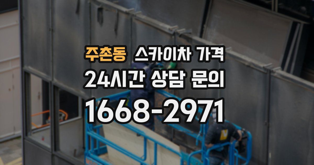 주촌동 스카이차 가격