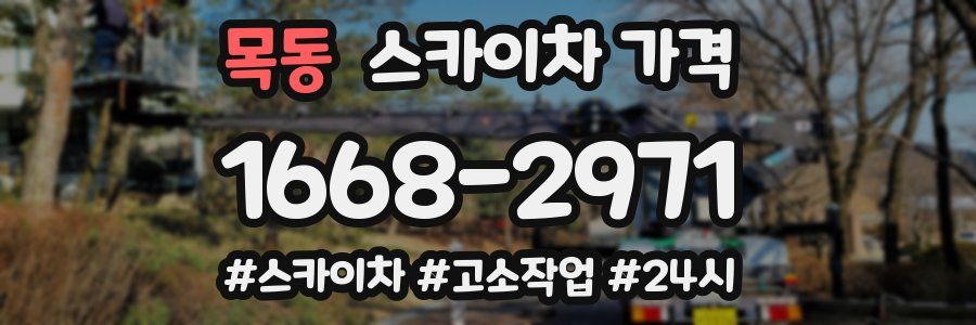 목동 스카이차 가격