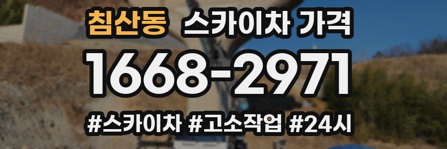 침산동 스카이차 가격