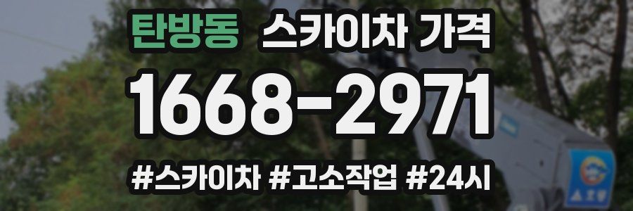 탄방동 스카이차 가격