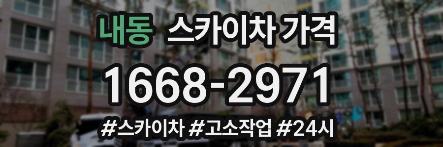 내동 스카이차 가격