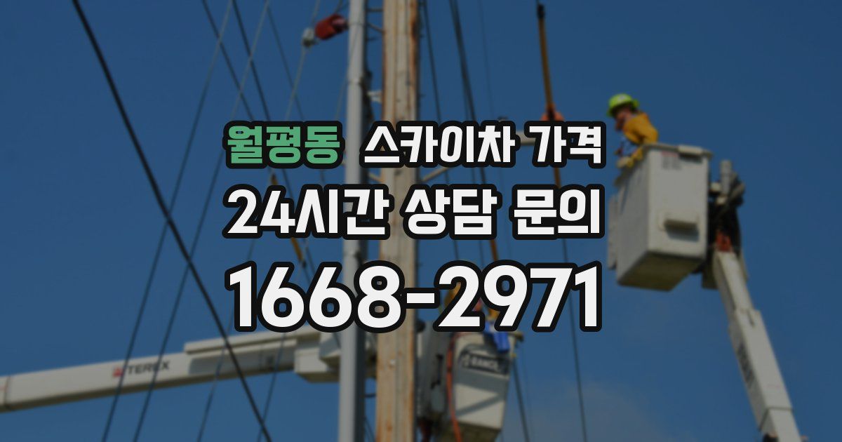 월평동 스카이차 가격