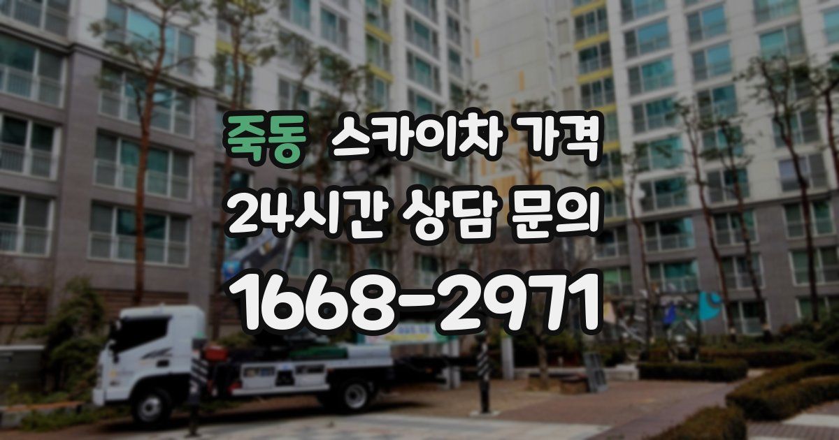 죽동 스카이차 가격