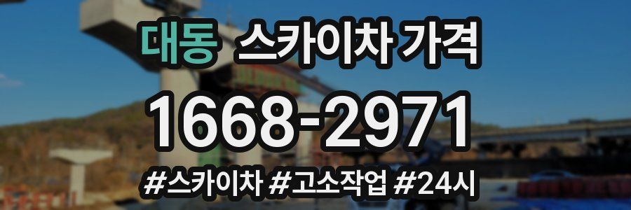 대동 스카이차 가격