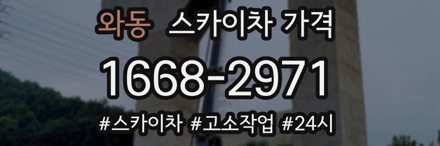 와동 스카이차 가격