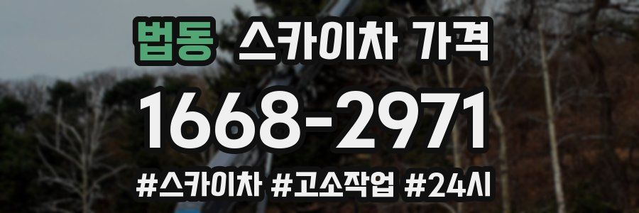 법동 스카이차 가격