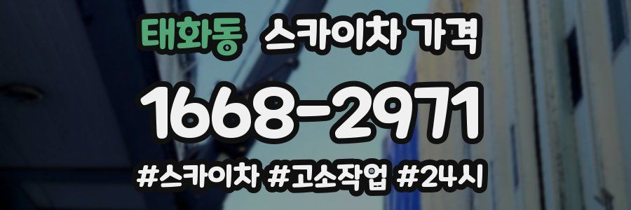 태화동 스카이차 가격