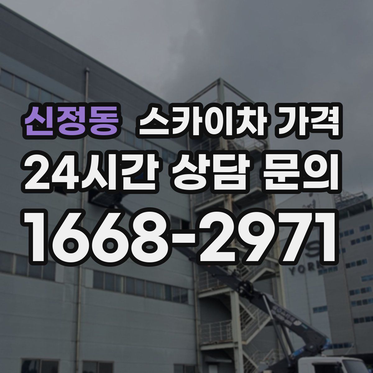 신정동 스카이차 가격