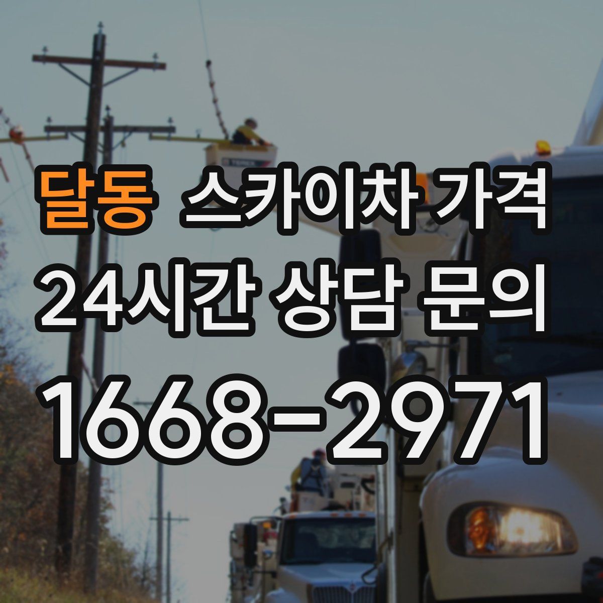 달동 스카이차 가격