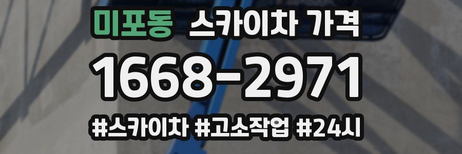 미포동 스카이차 가격