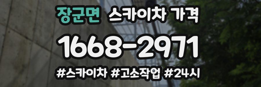 장군면 스카이차 가격