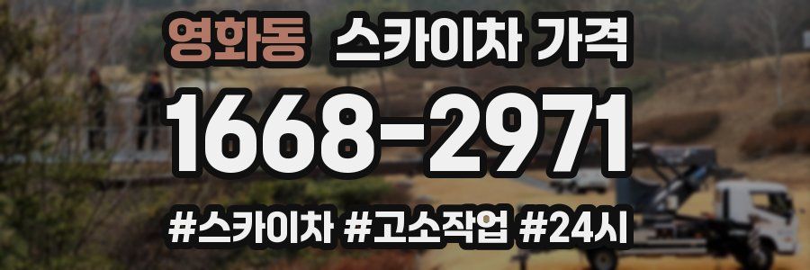 영화동 스카이차 가격