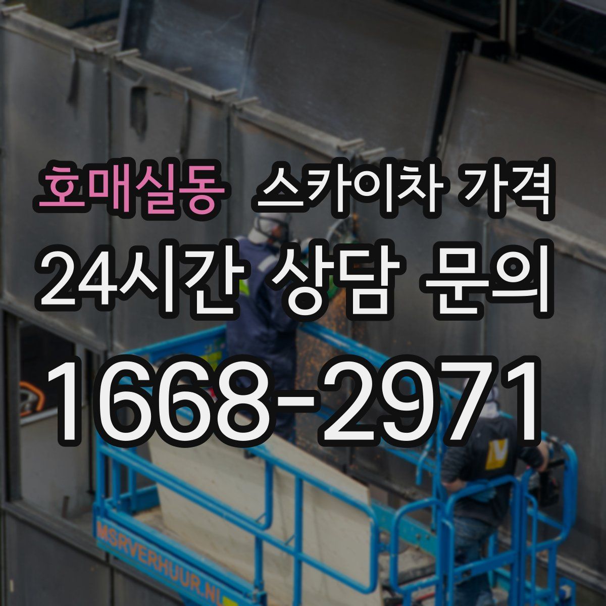 호매실동 스카이차 가격