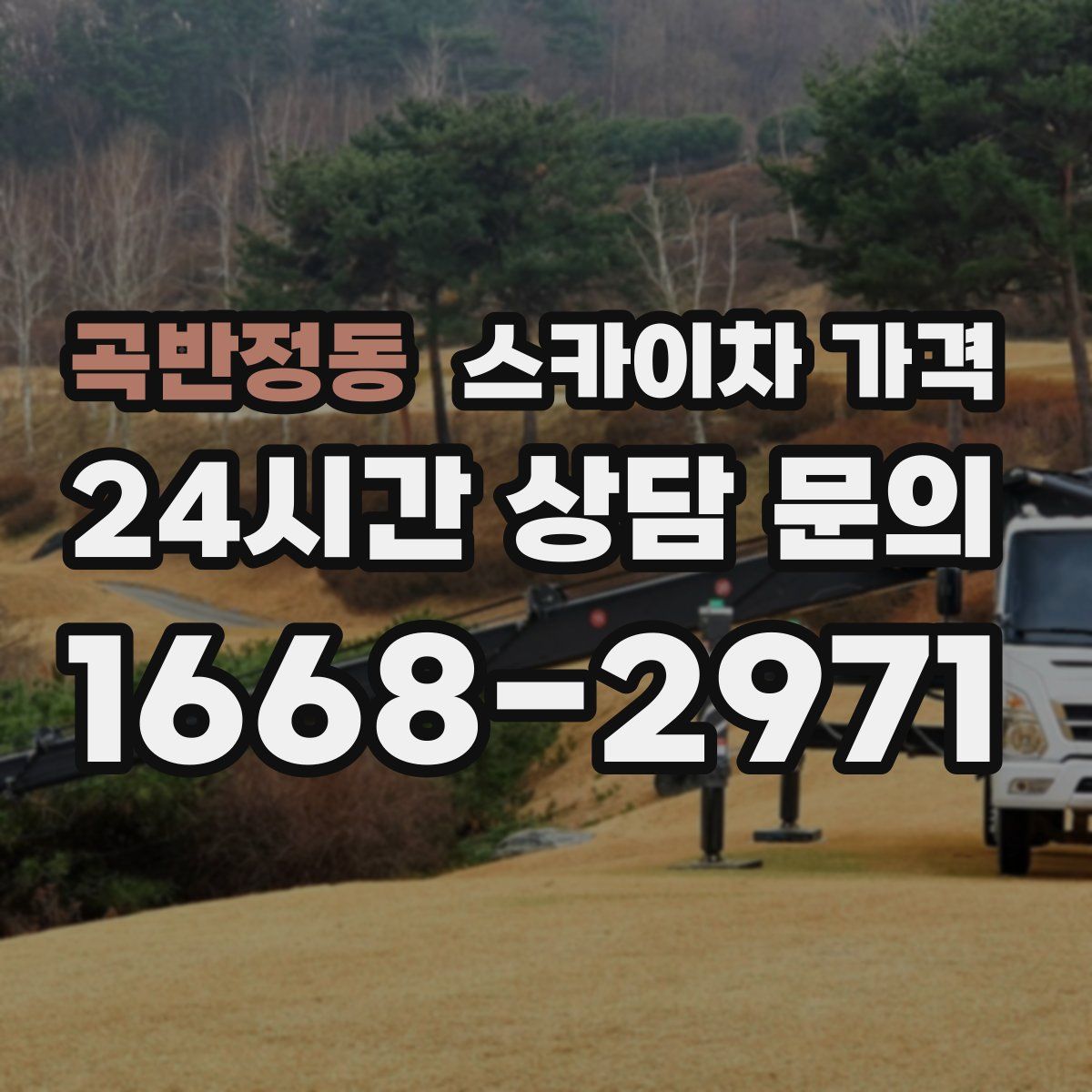 곡반정동 스카이차 가격