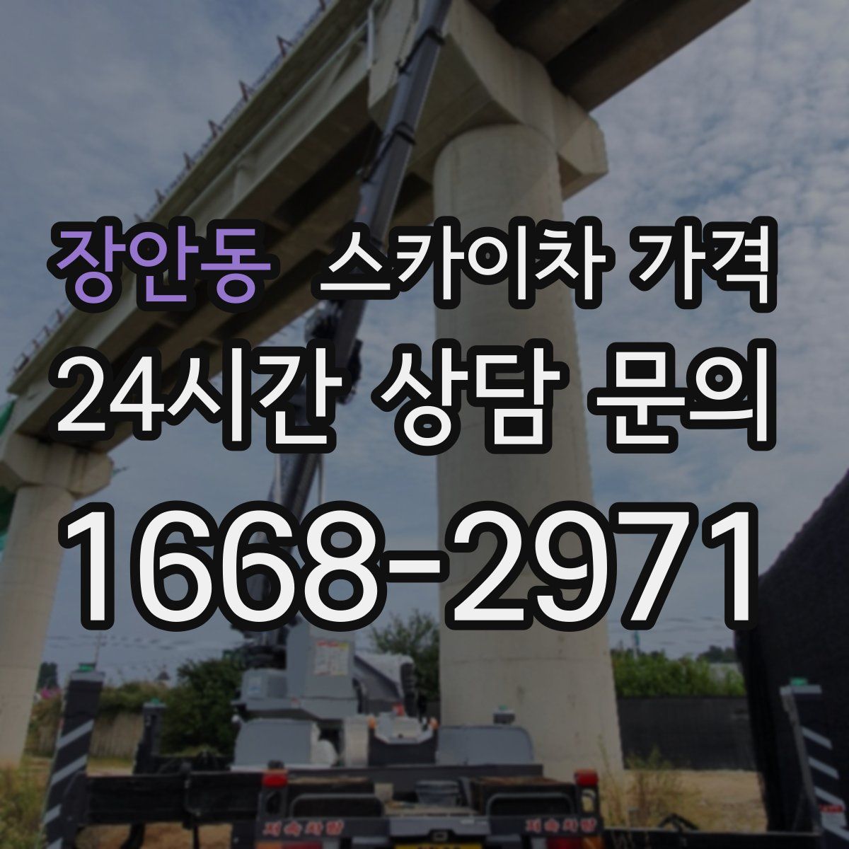 장안동 스카이차 가격