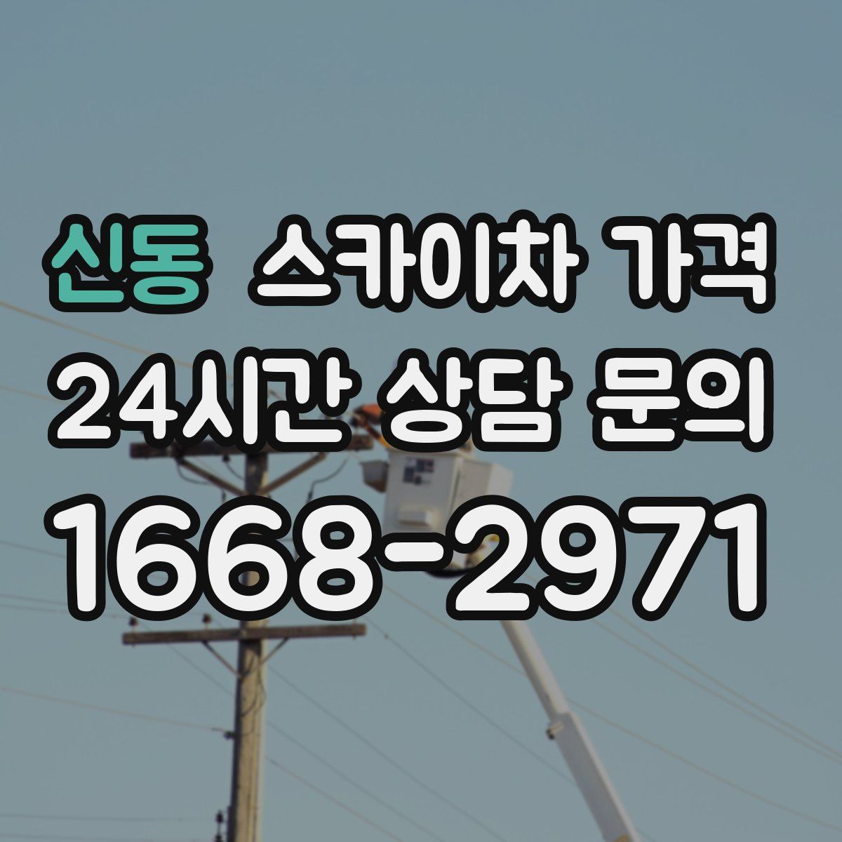 신동 스카이차 가격