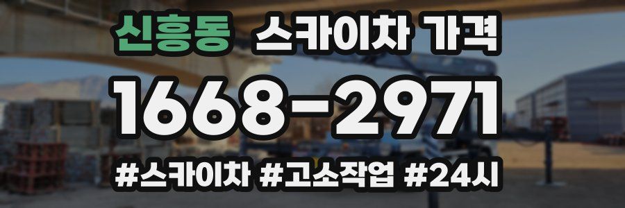 신흥동 스카이차 가격