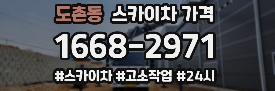 도촌동 스카이차 가격