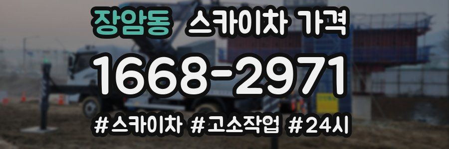 장암동 스카이차 가격