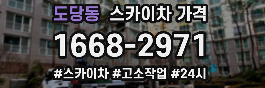 도당동 스카이차 가격