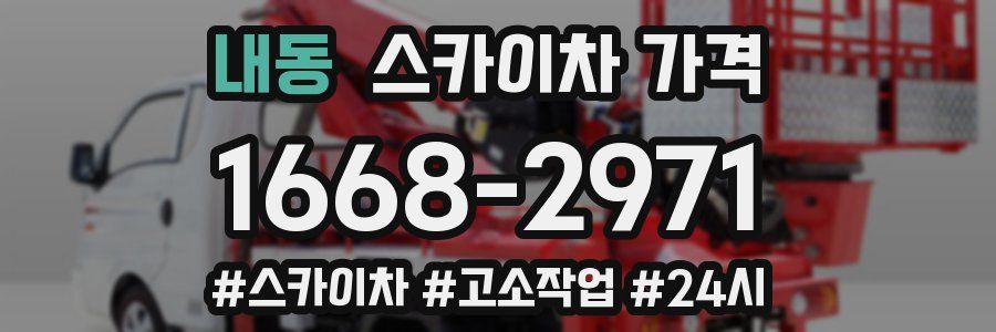 내동 스카이차 가격