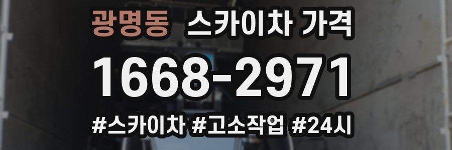 광명동 스카이차 가격