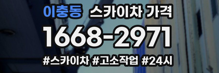 이충동 스카이차 가격