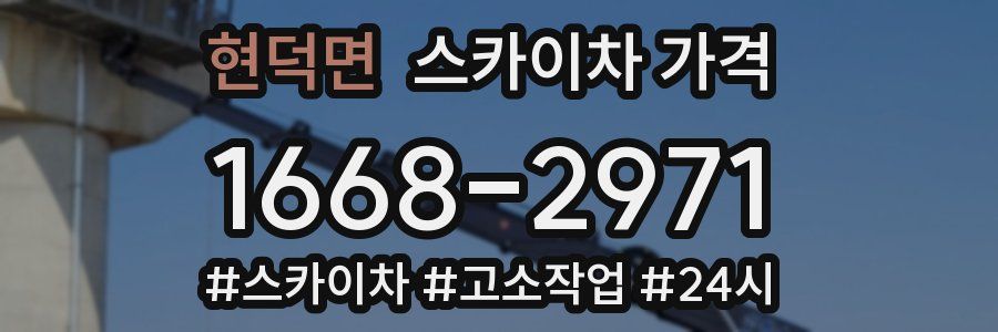 현덕면 스카이차 가격