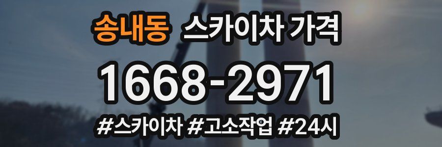 송내동 스카이차 가격