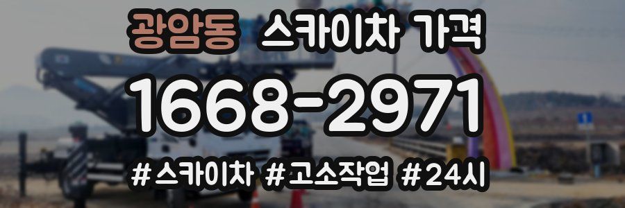 광암동 스카이차 가격