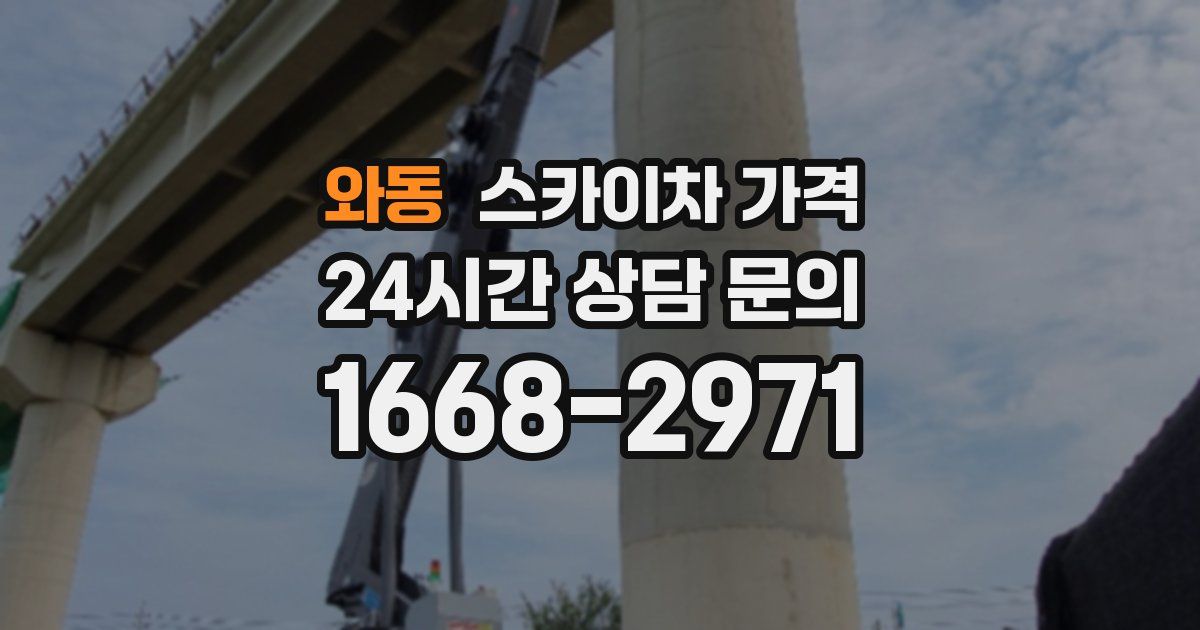 와동 스카이차 가격