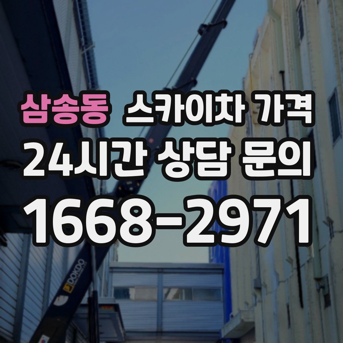 삼송동 스카이차 가격