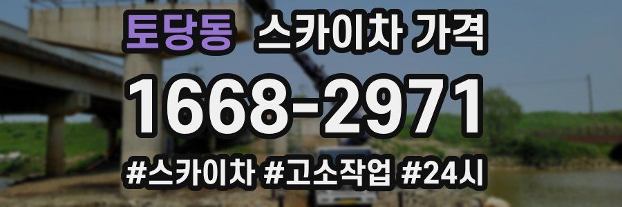 토당동 스카이차 가격