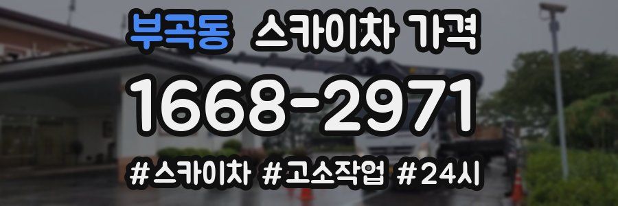 부곡동 스카이차 가격