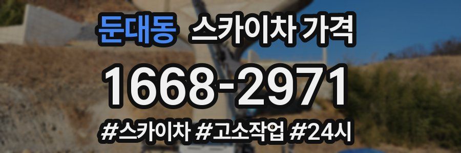 둔대동 스카이차 가격