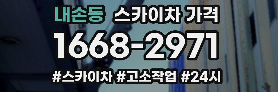 내손동 스카이차 가격