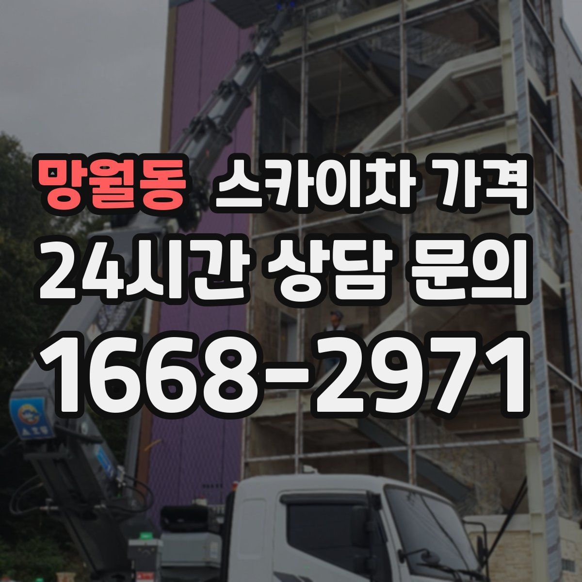 망월동 스카이차 가격