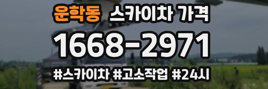 운학동 스카이차 가격