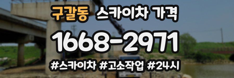 구갈동 스카이차 가격