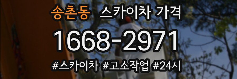 송촌동 스카이차 가격