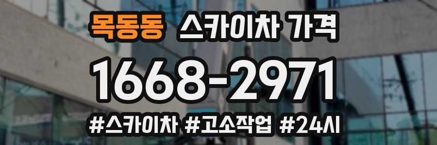 목동동 스카이차 가격