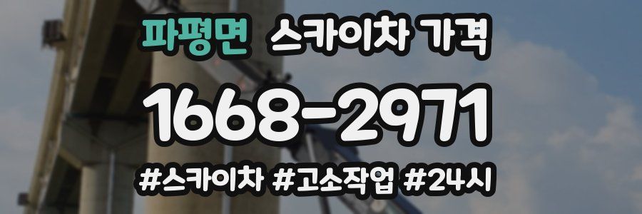 파평면 스카이차 가격