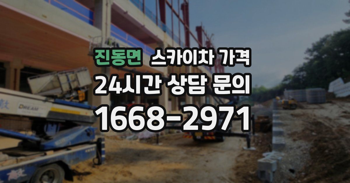 진동면 스카이차 가격