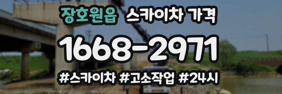 장호원읍 스카이차 가격