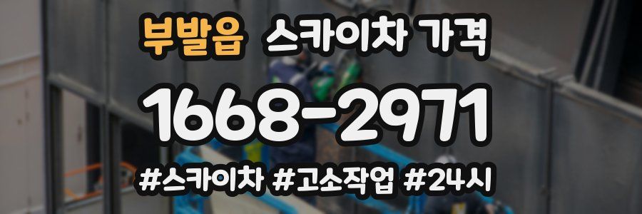 부발읍 스카이차 가격