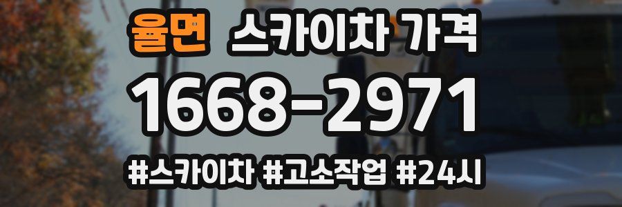 율면 스카이차 가격