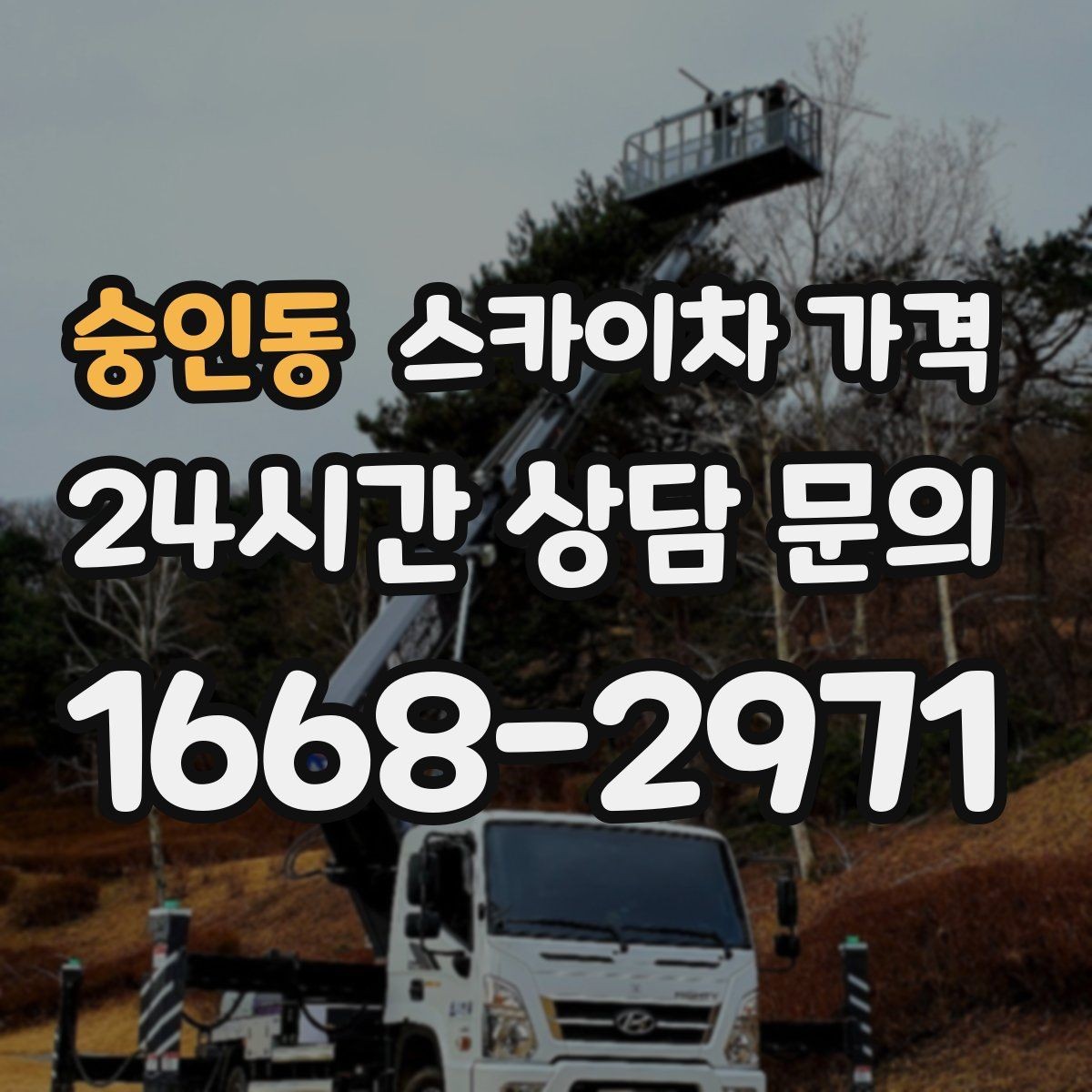 숭인동 스카이차 가격 작업 유형별로 달라지는 포인트 총정리