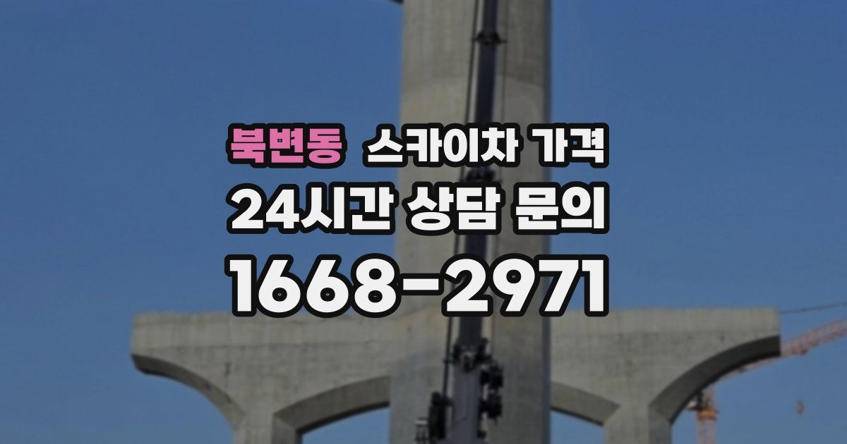 북변동 스카이차 가격