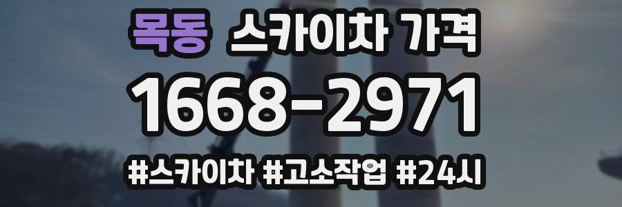 목동 스카이차 가격