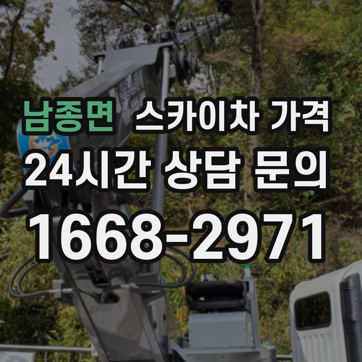 남종면 스카이차 가격